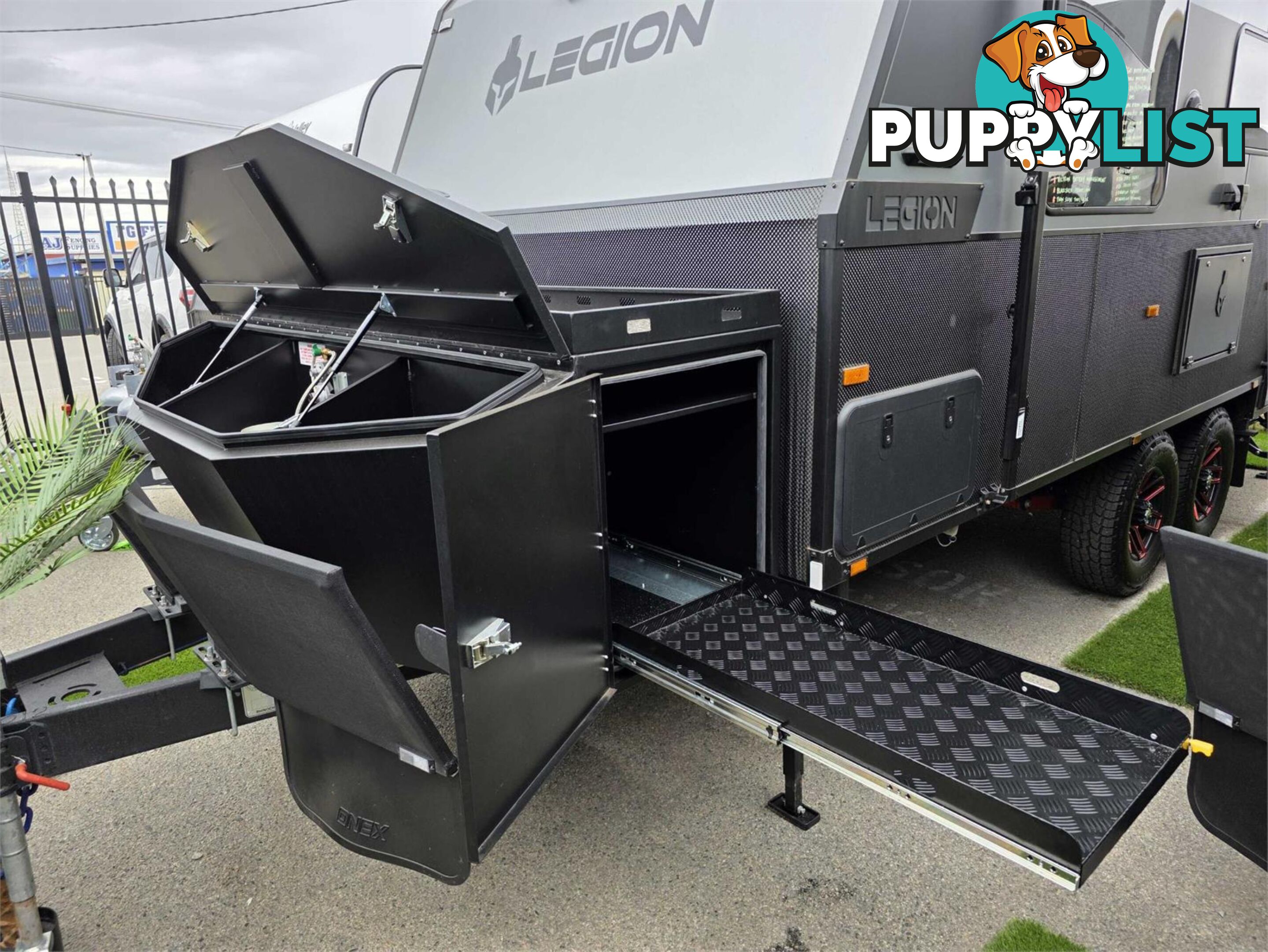 2025 LEGION CARAVANS WARRIOR 18'6'' FULL OFF ROAD DUEL AXLE