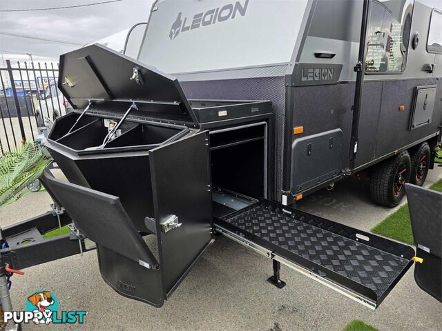 2025 LEGION CARAVANS WARRIOR 18'6'' FULL OFF ROAD DUEL AXLE