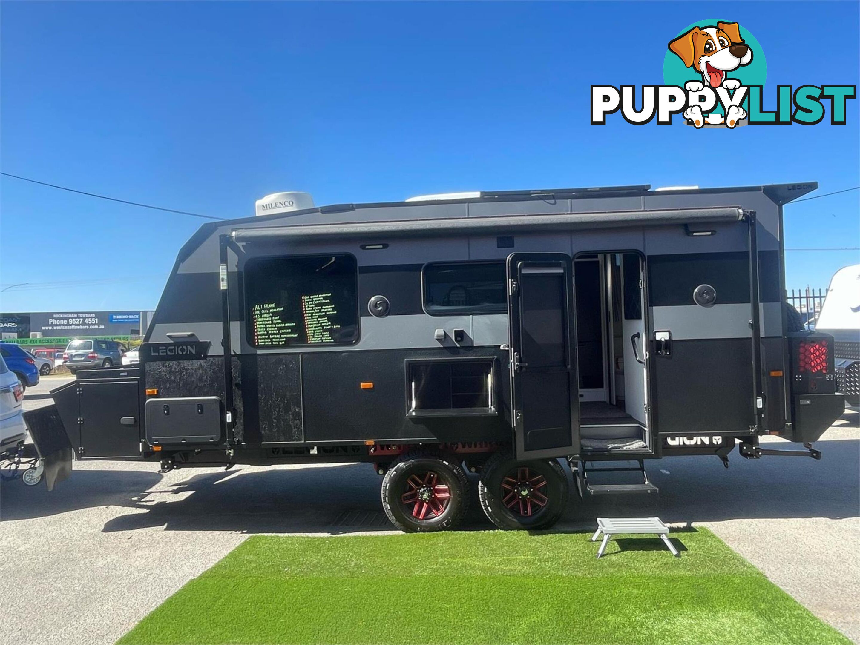 2025 LEGION CARAVANS WARRIOR 18'6'' FULL OFF ROAD DUEL AXLE