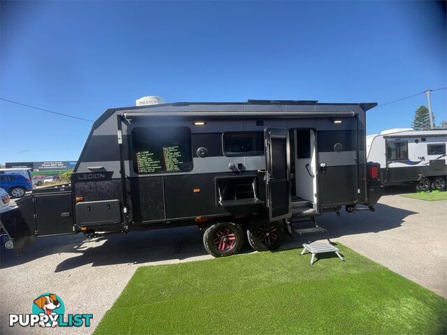 2025 LEGION CARAVANS WARRIOR 18'6'' FULL OFF ROAD DUEL AXLE