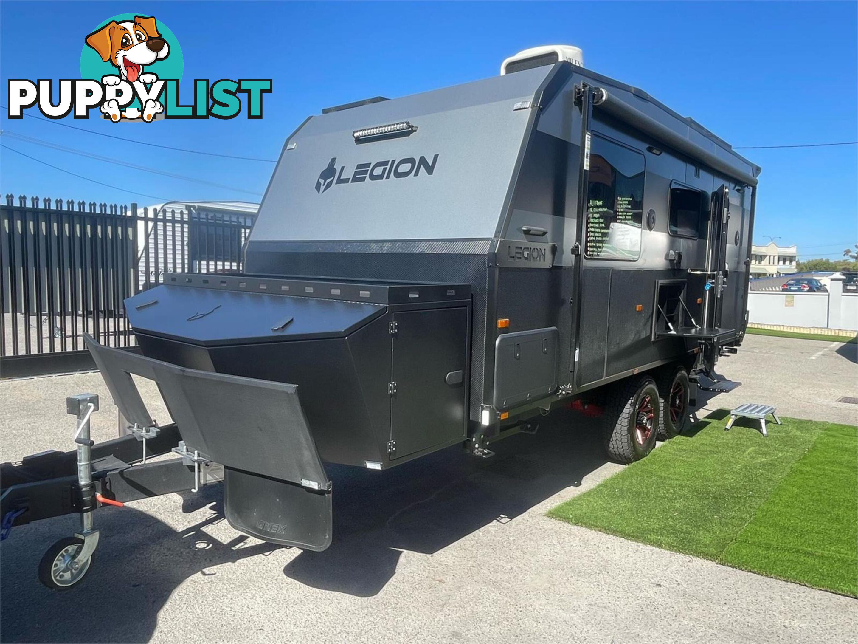 2025 LEGION CARAVANS WARRIOR 18'6'' FULL OFF ROAD DUEL AXLE