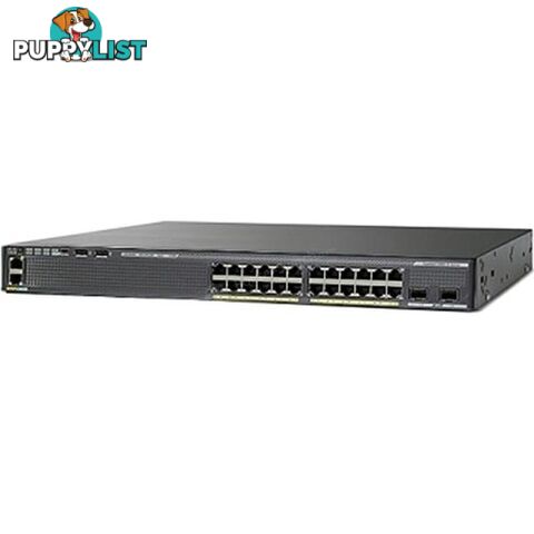 Cisco Catalyst 2960-XR 24 GigE PoE 370W- 4x 1G SFP- IP Lite, 12 Mth Wty - WS-C2960XR-24PS-I-EXG