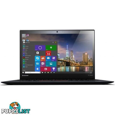 Lenovo ThinkPad X1 Carbon 14 inch FHD Ultrabook Laptop - i5-5300U 2.30GHz, 8GB RAM, 256GB SSD, Win10 Pro, 12 Mth Wty - X1C3-i5-8GB-256-W10P-FHD-EXG