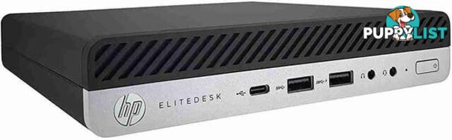 HP EliteDesk 800 G3 Mini Desktop PC - i5-7500T 2.70GHz Quad Core, 8GB RAM, 256GB SSD, Win10 Pro, 12 Mth Wty - 800G3-i5G7-8GB-256-W10P-DM-EXG