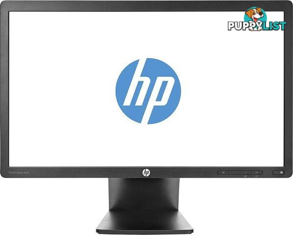 HP EliteDisplay E221 21.5 inch FHD LED Monitor - 1920x1080, 16:9, 5ms, DisplayPort, DVI-D, VGA, Height, Pivot (rotation), Swivel, Tilt, VESA, 12 Mth Wty - E221-EXG