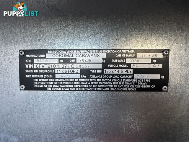 2005 Coromal EXCEL 541