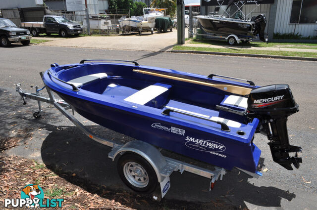 SMARTWAVE SW3500 OPEN TILLER TOHATSU 20HP 4 STROKE & TRAILER