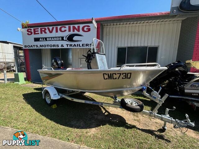 USED 2024 4.2 BLUEFIN ROUGE CENTRE CONSOLE WITH 2023 40HP EFI