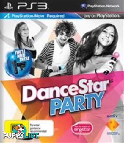 DanceStar Party [Pre-Owned] (PS3) - Sony Interactive Entertainment - Retro P/O PS3 Software GTIN/EAN/UPC: 711719186199