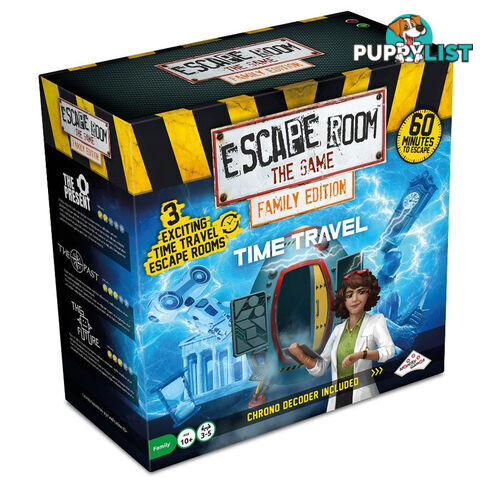 Escape Room the Game Time Travel Family Edition Board Game - Identity Games - Tabletop Board Game GTIN/EAN/UPC: 9339111010815