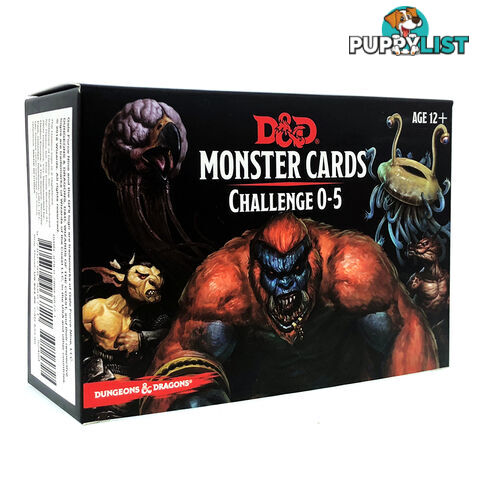 Dungeons & Dragons: Spellbook Monster Challenge 0-5 Cards - Gale Force Nine - Tabletop Role Playing Game GTIN/EAN/UPC: 9780786966721