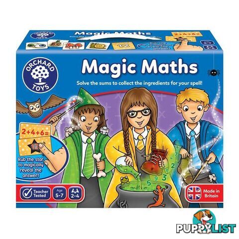 Orchard Toys Magic Maths Board Game - Orchard Toys - Tabletop Board Game GTIN/EAN/UPC: 5011863103505