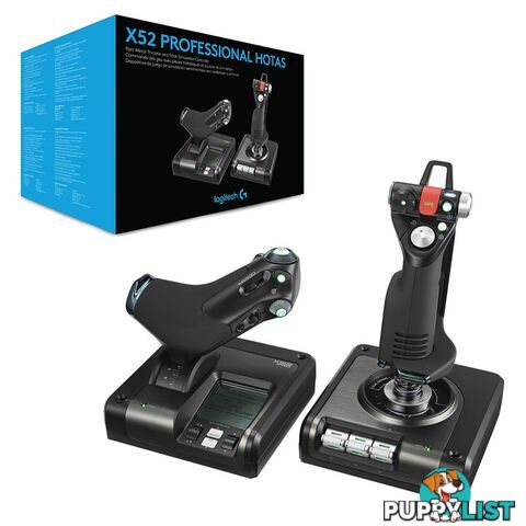 Logitech X52 Professional H.O.T.A.S. Flight Stick - Logitech - Flight Simulation GTIN/EAN/UPC: 097855127877