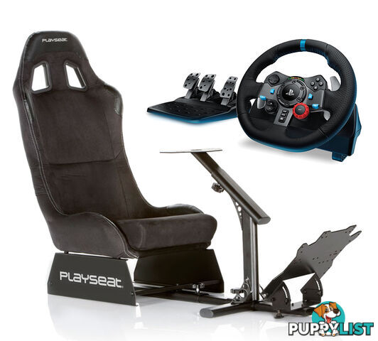 Playseat Evolution Alcantara with Improved Pedal Plate + Logitech G29 Racing Wheel for PS3 / PS4 / PC - Playseat - Racing Simulation GTIN/EAN/UPC: 097855112781