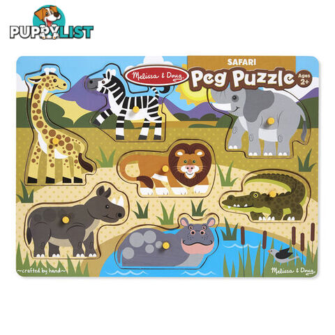 Melissa & Doug Safari Peg Puzzle - Melissa & Doug - Toys Games & Puzzles GTIN/EAN/UPC: 000772090544