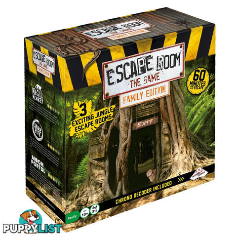 Escape Room the Game Jungle Family Edition Board Game - Identity Games - Tabletop Board Game GTIN/EAN/UPC: 9339111010655