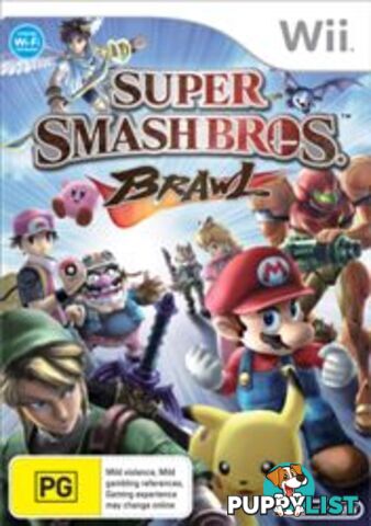 Super Smash Bros Brawl [Pre-Owned] (Wii) - Nintendo - P/O Wii Software GTIN/EAN/UPC: 045496900397