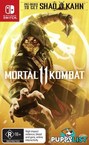 Mortal Kombat 11 (Switch) - Warner Bros. Interactive Entertainment - Switch Software GTIN/EAN/UPC: 9325336204405