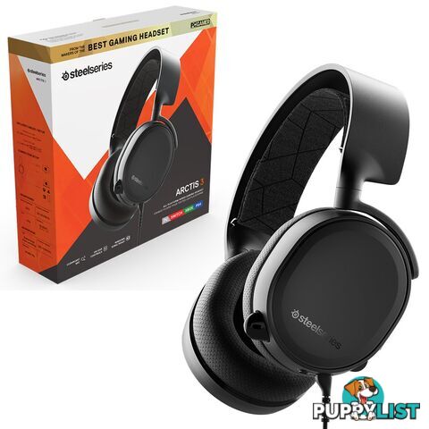 Steelseries Arctis 3 Black Wired Gaming Headset - Steelseries - Headset GTIN/EAN/UPC: 5707119035897