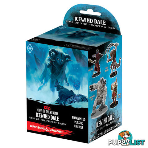 Dungeons & Dragons Icons of the Realms: Icewind Dale Rime of the Frostmaiden Pre-Painted Plastic Figures Booster - WizKids - Tabletop Role Playing Game GTIN/EAN/UPC: 634482960097