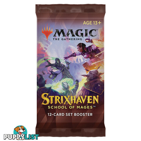 Magic the Gathering: Strixhaven School of Mages Set Booster Pack - Wizards of the Coast - Tabletop Trading Cards GTIN/EAN/UPC: 630509975662