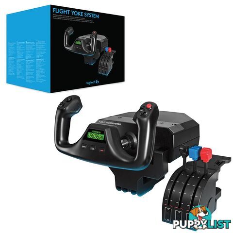 Logitech G Flight Yoke with Throttle Quadrant - Logitech PZ44 - Flight Simulation GTIN/EAN/UPC: 097855127884