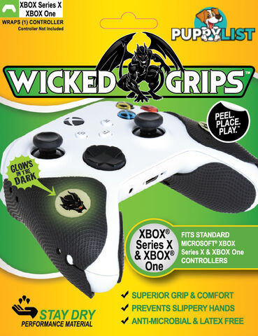 Wicked Grips Controller Grip & Thumb Grip Combo for Xbox Controller - Wicked Grips - Xbox Series X Accessory GTIN/EAN/UPC: 867175000460