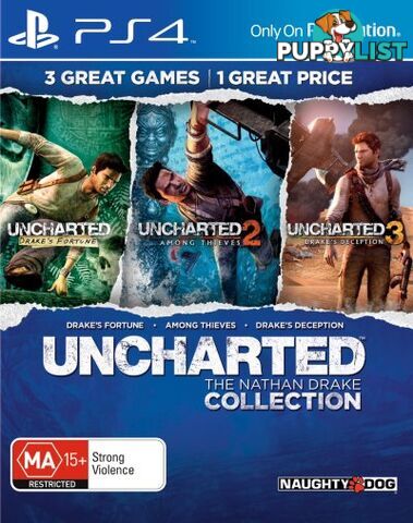 Uncharted: The Nathan Drake Collection [Pre-Owned] (PS4) - Sony Interactive Entertainment - P/O PS4 Software GTIN/EAN/UPC: 711719866237