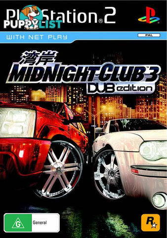 Midnight Club 3 Dub Edition [Pre-Owned] (PS2) - Retro PS2 Software GTIN/EAN/UPC: 5026555303316