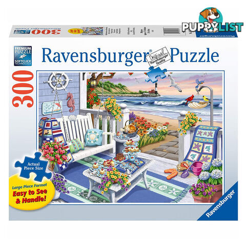 Ravensburger Seaside Sunshine 300 Piece Large Format Puzzle - Ravensburger - Tabletop Jigsaw Puzzle GTIN/EAN/UPC: 4005556164370