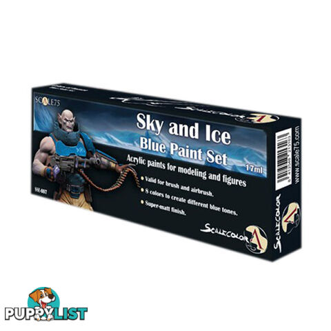 Scale 75 Scalecolor Sky and Ice Blue Paint Set - Scale75 - Tabletop Miniatures GTIN/EAN/UPC: 8412548252032