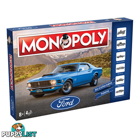 Monopoly: Ford Board Game - Winning Moves - Tabletop Board Game GTIN/EAN/UPC: 5053410003968