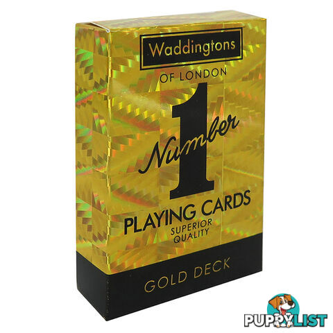 Waddingtons Number 1 Superior Quality Gold Deck Playing Cards - Waddingtons - Tabletop Card Game GTIN/EAN/UPC: 5036905029391