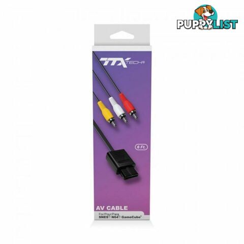 TTX AV Cable for Nintendo SNES, N64 and Gamecube - TTX Tech - Multiplatform GTIN/EAN/UPC: 849172012424