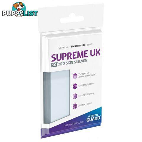 Ultimate Guard Supreme UX 3RD Skin Sleeves - Ultimate Guard - Tabletop Trading Cards Accessory GTIN/EAN/UPC: 4056133017022