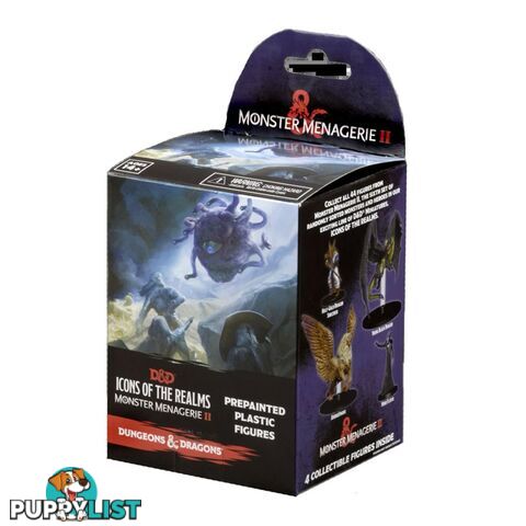 Dungeons & Dragons: Icons of the Realms Monster Menagerie 2 Pre-Painted Plastic Figures Booster - WizKids - Tabletop Role Playing Game GTIN/EAN/UPC: 634482725320