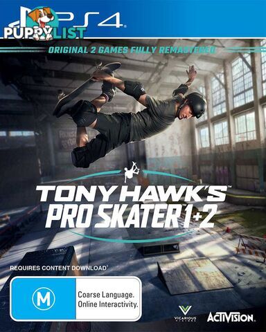 Tony Hawk's Pro Skater 1 + 2 (PS4) - Activision - PS4 Software GTIN/EAN/UPC: 5030917290190