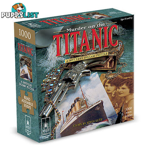 Murder on the Titanic Mystery 1000 Piece Jigsaw Puzzle - BePuzzled - Tabletop Jigsaw Puzzle GTIN/EAN/UPC: 023332005215