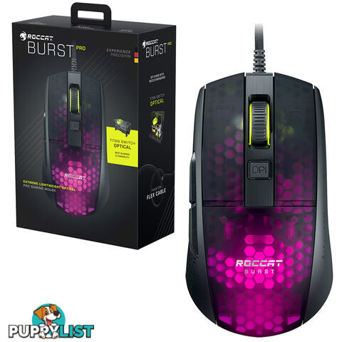 Roccat Burst Pro Extreme Lightweight Optical Pro Gaming Mouse (Black) - Roccat - PC Accessory GTIN/EAN/UPC: 731855507450