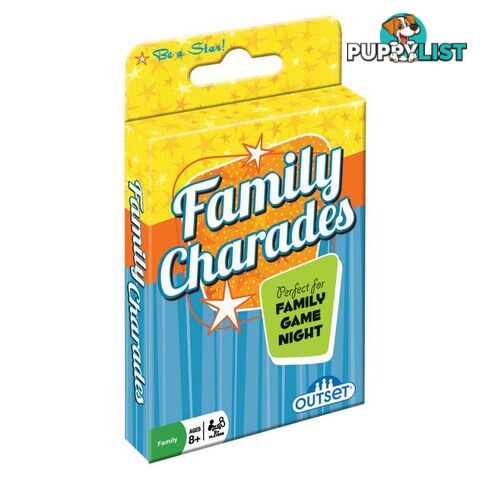 Family Charades Card Game - Outset - Tabletop Card Game GTIN/EAN/UPC: 625012191661