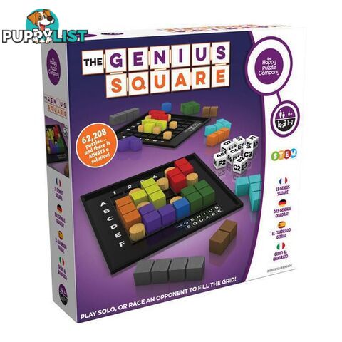 The Genius Square Board Game - The Happy Puzzle Company - Tabletop Puzzle Game GTIN/EAN/UPC: 732068459932