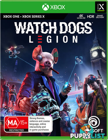 Watch Dogs Legion [Pre-Owned] (Xbox Series X, Xbox One) - Ubisoft - P/O Xbox One Software GTIN/EAN/UPC: 3307216135296