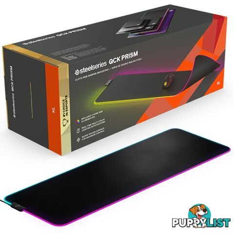 Steelseries QCK Prism Cloth RGB Mouse Pad (Extra Large) - Steelseries - PC Accessory GTIN/EAN/UPC: 5707119036818