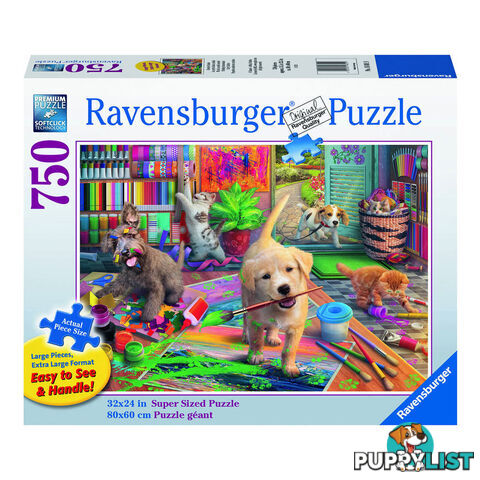 Ravensburger Cute Crafters 750 Piece Large Format Puzzle - Ravensburger - Tabletop Jigsaw Puzzle GTIN/EAN/UPC: 4005556168019