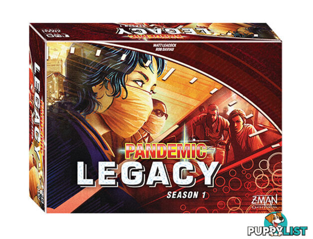 Pandemic Legacy: Season 1 Red Edition Board Game - Z-Man Games BGPLRE - Tabletop Board Game GTIN/EAN/UPC: 681706711713