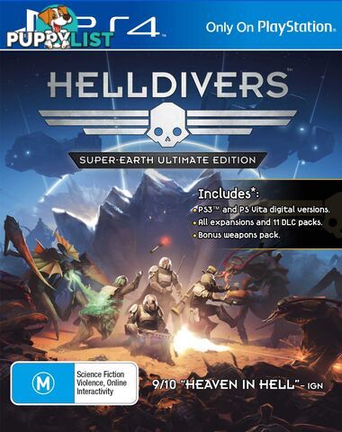 Helldivers [Pre-Owned] (PS4) - Sony Interactive Entertainment - P/O PS4 Software GTIN/EAN/UPC: 711719816546