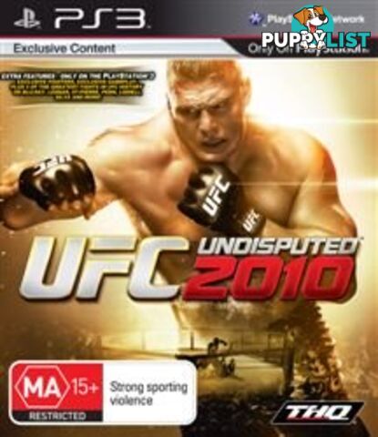 UFC Undisputed 2010 [Pre-Owned] (PS3) - THQ - Retro P/O PS3 Software GTIN/EAN/UPC: 4005209131506