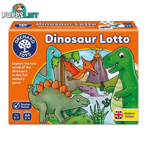 Orchard Toys Dinosaur Lotto Card Game - Orchard Toys - Tabletop Board Game GTIN/EAN/UPC: 5011863102997