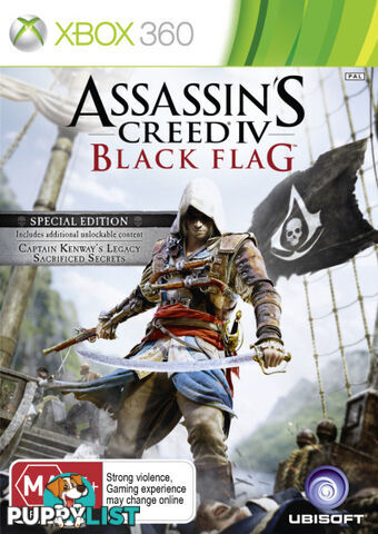 Assassin's Creed IV: Black Flag Special Edition [Pre-Owned] (Xbox 360) - Ubisoft - P/O Xbox 360 Software GTIN/EAN/UPC: 3307215706046