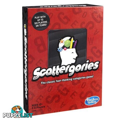 The Game of Scattergories Refreshed Board Game - Hasbro Gaming - Tabletop Board Game GTIN/EAN/UPC: 630509538614